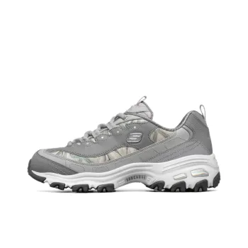 Skechers D Lites 1.0 Running Shoes Grey/White Women's