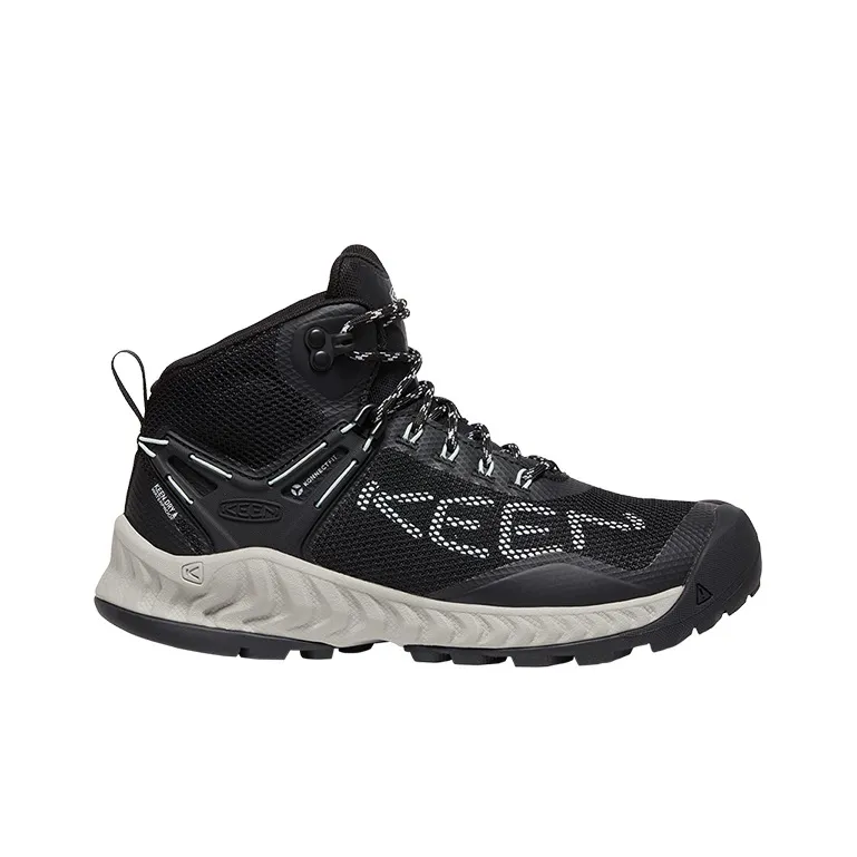 KEEN NXIS EVO MID WP Mid Top Hiking Shoes, Outdoor Shoes Women's Black-1