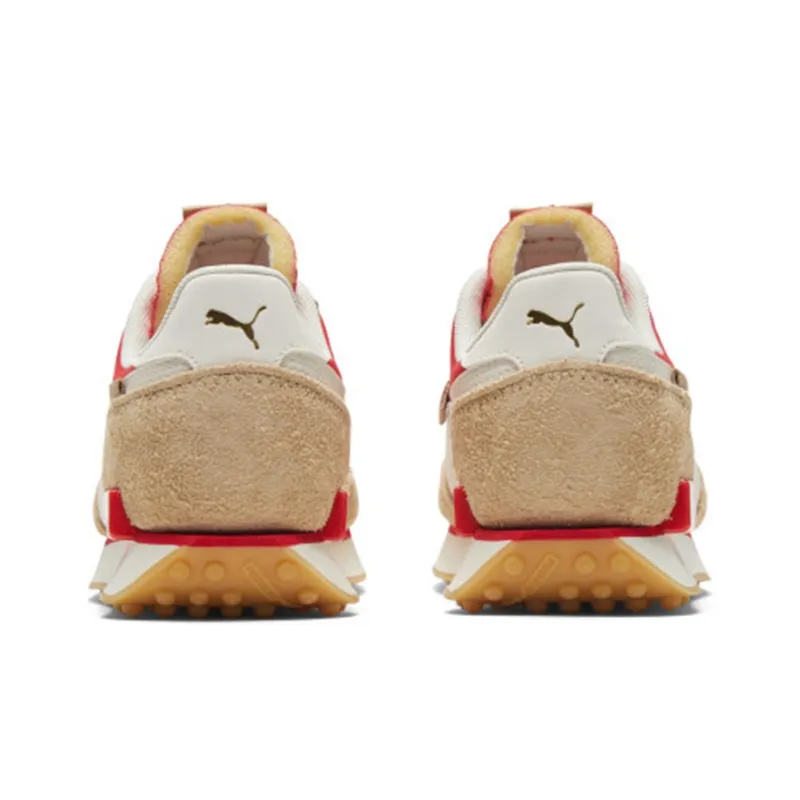 PUMA Future Rider Game On White Pebble Red-4