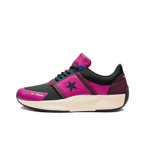 Converse Casual Shoes Unisex Low-Top Black/Purple/Pink