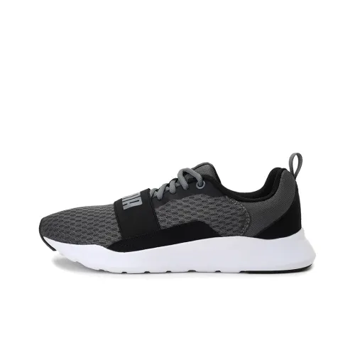 PUMA Wired Casual Shoes Unisex Low-Top Gray/Black/White