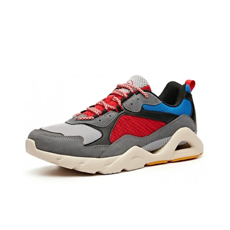ANTA Life Series Sneakers 'Grey Red Blue'-2