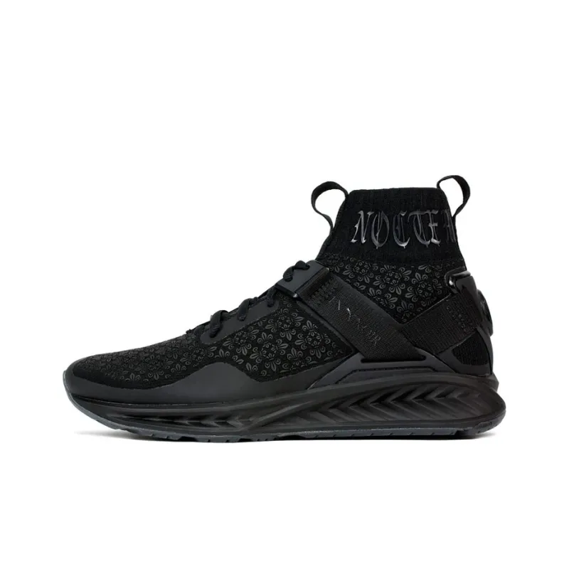 PUMA IGNITE Evoknit En Noir High-Top Casual Shoes Men's Black-0