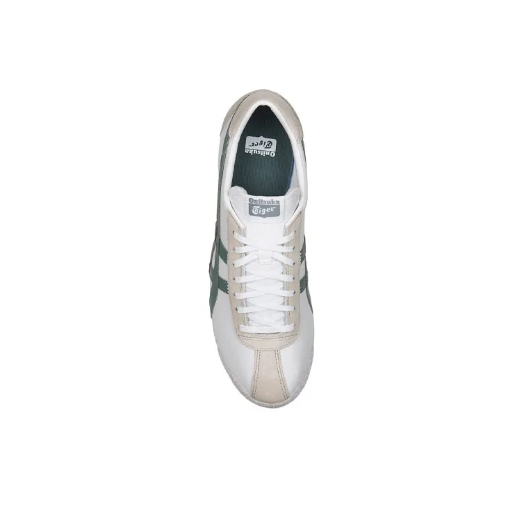 Onitsuka Tiger Corsair Cushioned Slip Resistant Abrasion Resistant Low Top Casual Shoes Unisex Green White-2