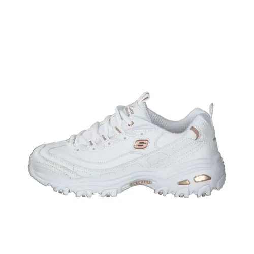 Skechers D 'Lites Fresh Start Low Running Shoes Gold Women's