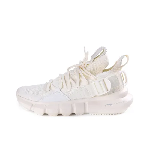Neil Barrett x LiNing Essence 2.3 Anti-Slip Wear-Resistant Low-Top Sports Casual Shoes Men's White