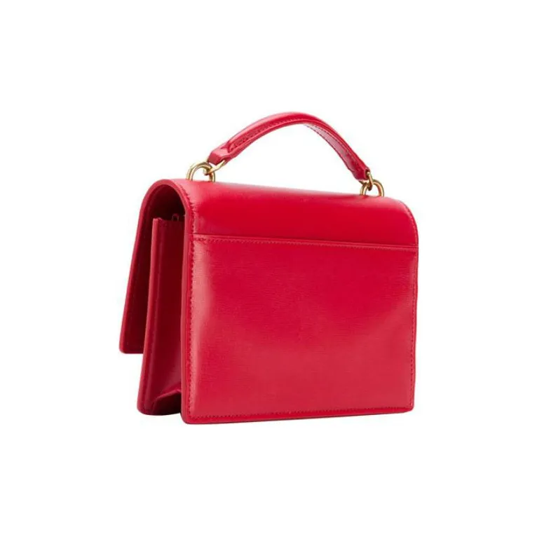 SAINT LAURENT SUNSET Smooth Cow Leather Sunset Bag One Shoulder Handbag Crossbody Bag Regular Women's Red-2