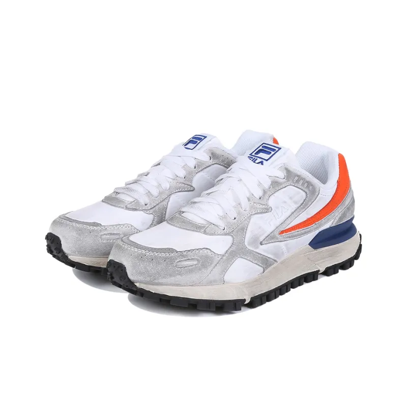 FILA Zagato Washing Low Top Running Shoes Grey/Orange/Blue-2