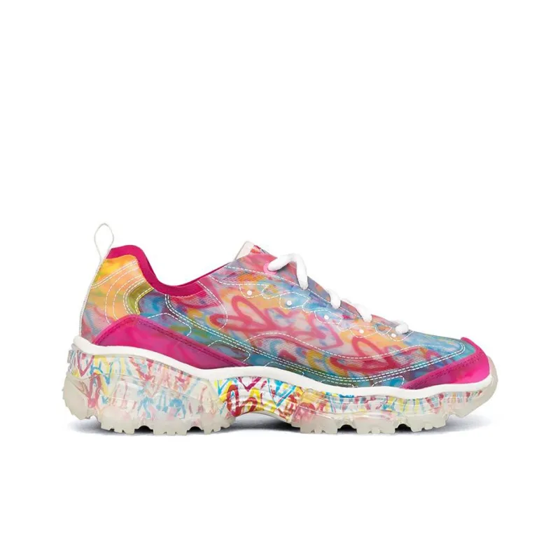 Skechers D'LITES CRYSTAL Cushioning Anti-Slip Wear-Resistant Breathability Low-Top Casual Shoes Women's Multicolor-1