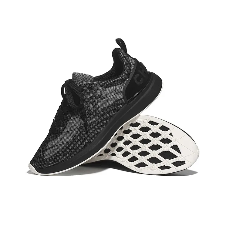 CHANEL Low Top Casual Shoes Women's Black-3