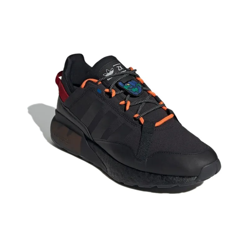 Zx 2K Adidas Originals Boost Pure 'Black Scarlet'-2