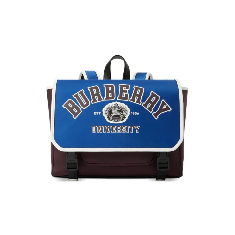 Burberry Polyamide Backpack Kids' Blue Black-0