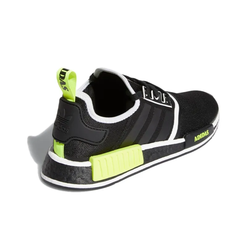 Adidas Nmd R1 Black Solar Yellow-3
