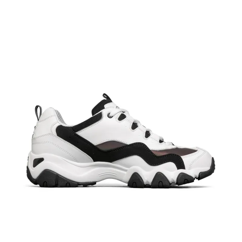 Skechers D Lites 2.0 Running Shoes White/Black/Grey-1