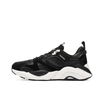 Saucony Gram 9000 Winter Cushioning Anti Slip Wear Resistant Breathability Low Top Casual Shoes Men's Black White
