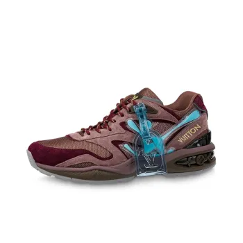 LOUIS VUITTON Trail Sneakers 'Burgundy Blue'