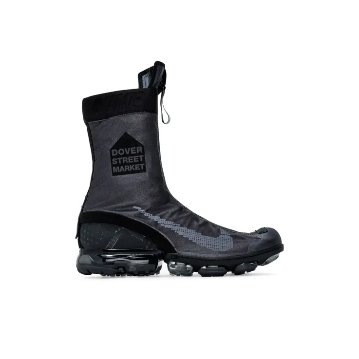 DSM x Nike ISPA Special Air Vapormax High Non slip Lightweight High Top Casual Shoes Unisex Black-1