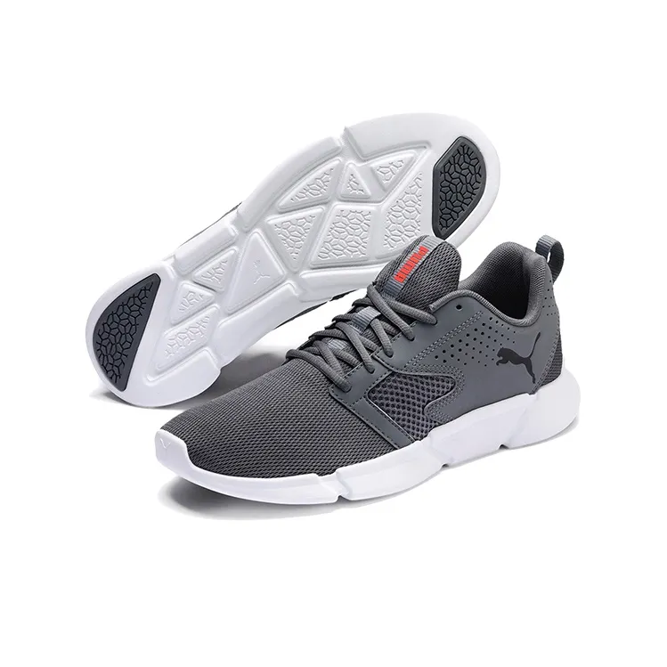 PUMA Interflex Softfoam Modern Low Top Running Shoes Grey/White Women's-2