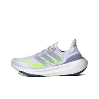 Adidas Ultra Boost Light Cloud White Wonder Blue Lucid Lemon Women's