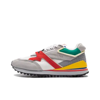 LiNing 001 Anti Slip And Wear Resistant Lightweight Low Top Sports Casual Shoes Men's White Gray