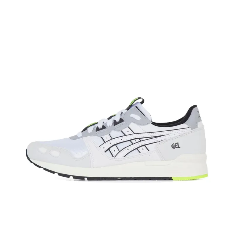 Asics Gel Lyte Lace Up Wear Resistant Low Top Running Shoes Men's Gray White-0