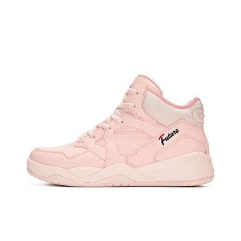 361° Slip Resistant Breathable Mid Top Sports Casual Shoes Women's Transparent Pink