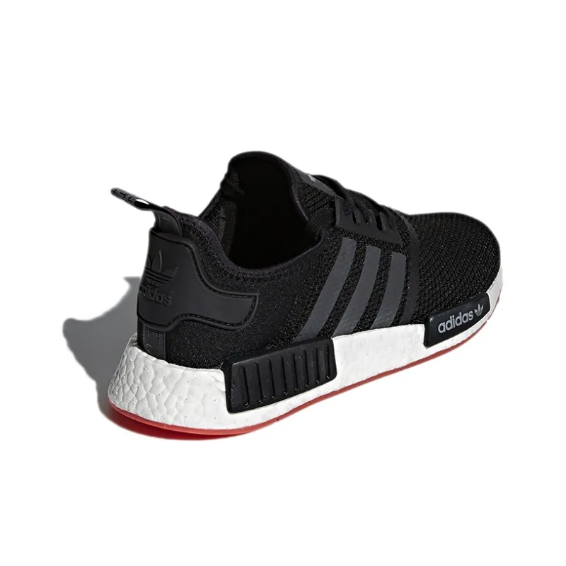 Adidas Originals Nmd R1 Core Black Trace Scarlet-3