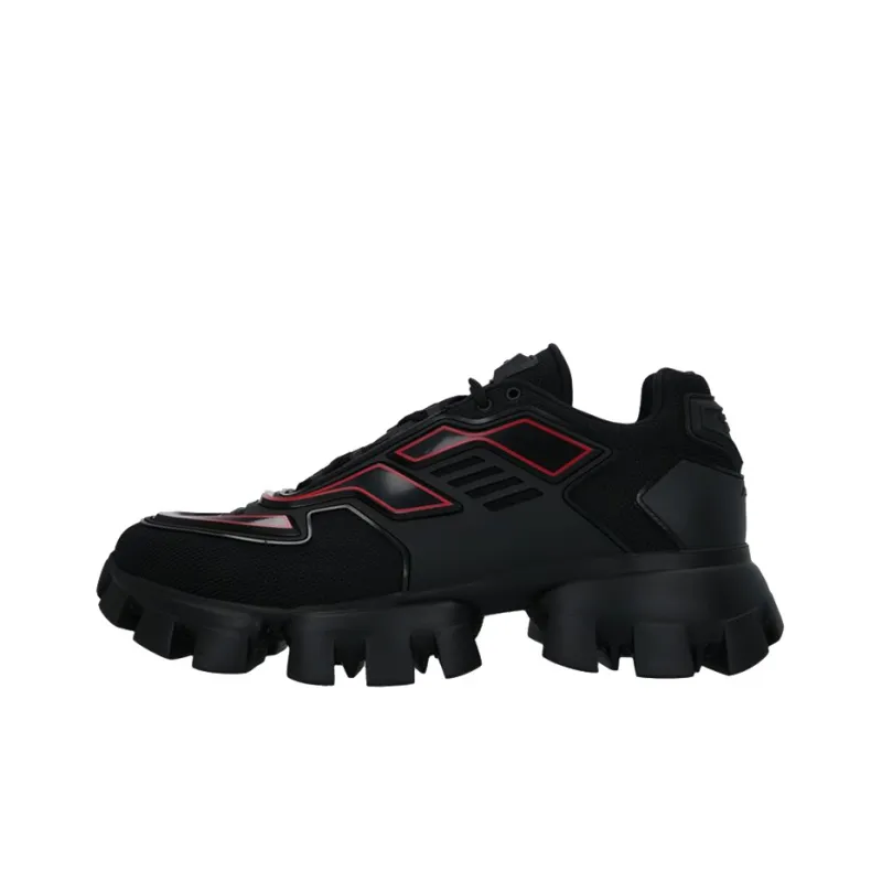 PRADA Cloudbust Thunder Knit 'Black Red'-0