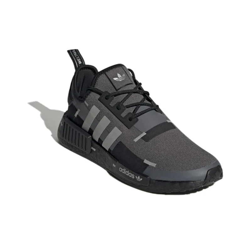 Adidas Nmd R1 Black Carbon Metallic-2