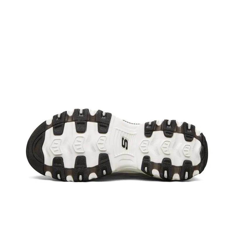 Skechers D Lites 1.0 Low Running Shoes White/Black-4