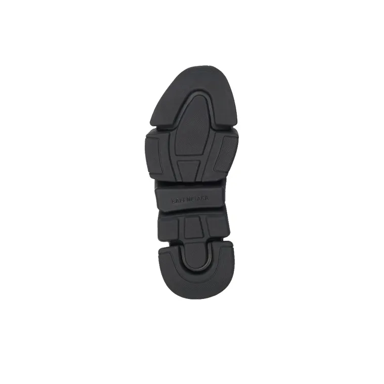 Balenciaga Speed 2.0 Sneakers 'Black Knit With White Allover Logo'-5