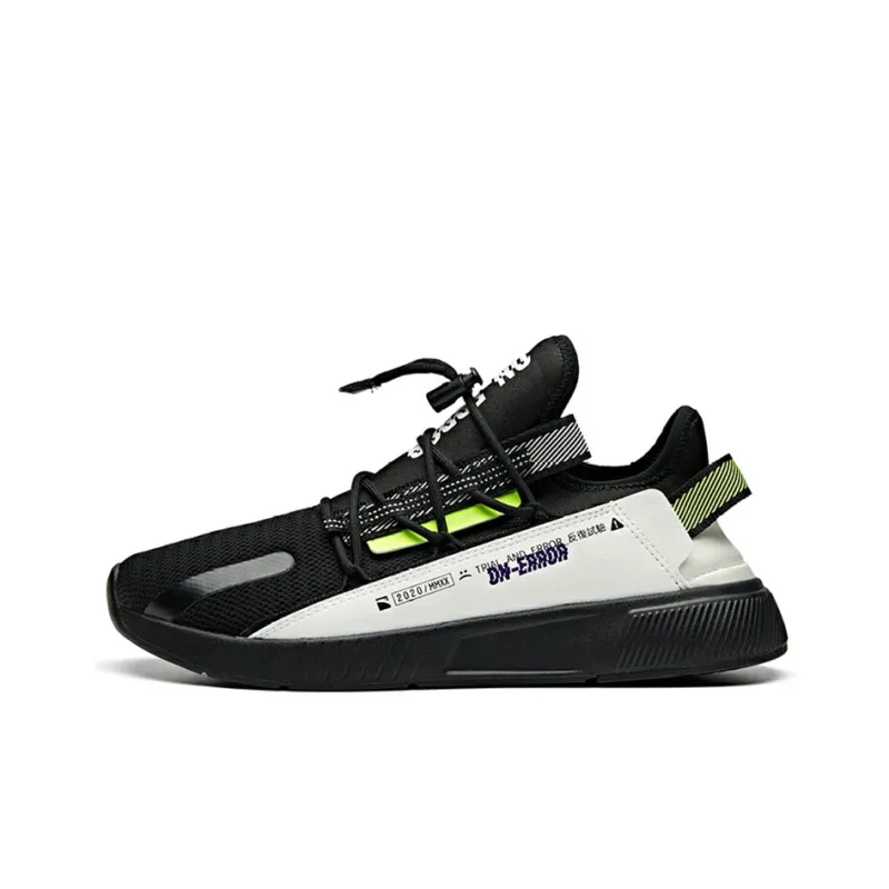 Anta Life Collection Low Top Casual Shoes Men's Black White-0