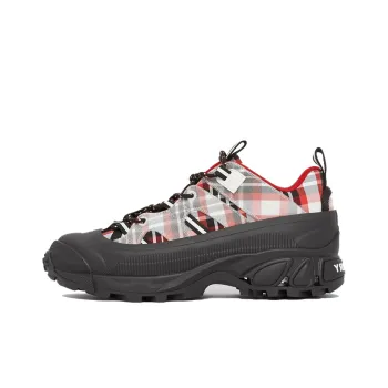 Burberry Arthur Low-Top Casual Shoes Women's Red Black White