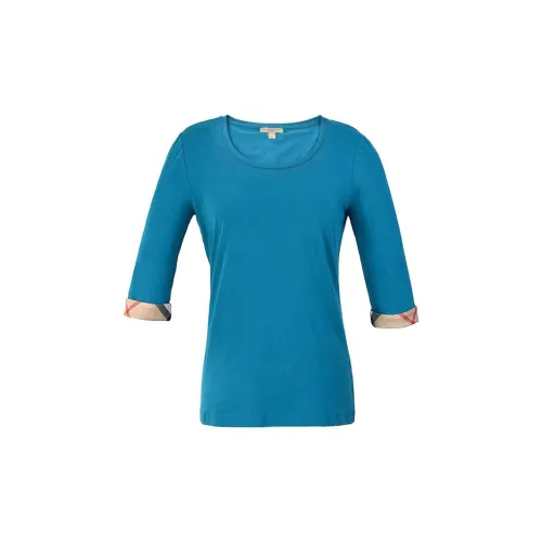 Burberry T-Shirts Women's Blue