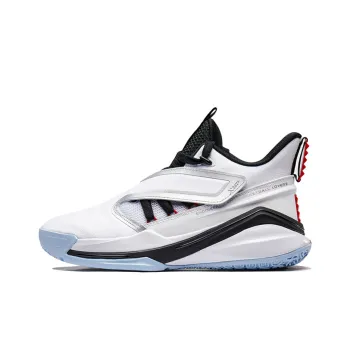 XTEP Cushioned Slip Resistant High Top Sports Casual Shoes Men's White Black