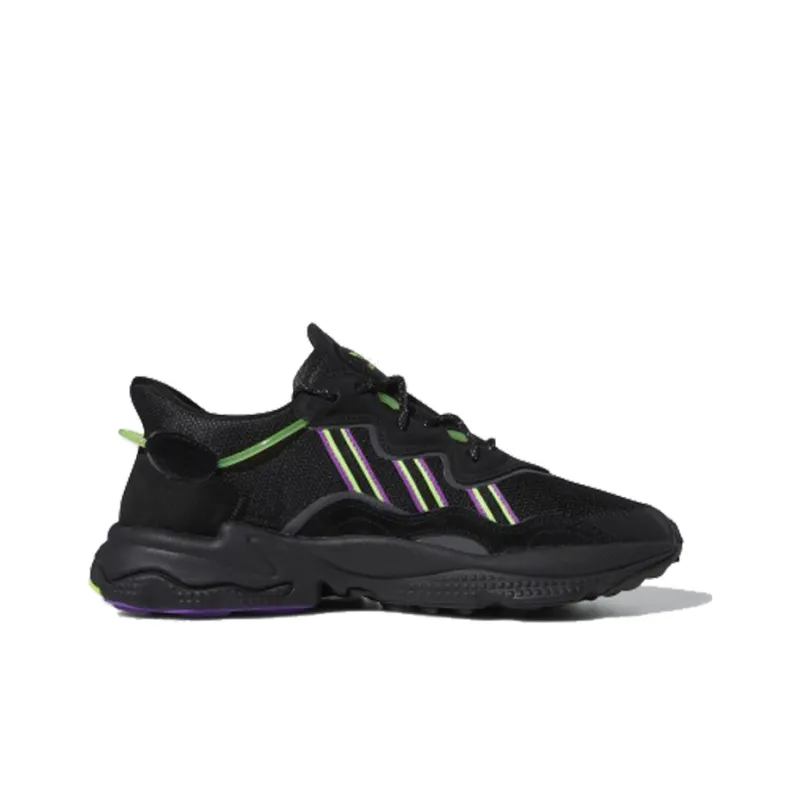 Adidas Originals Ozweego 'Black/Purple/Green'-1