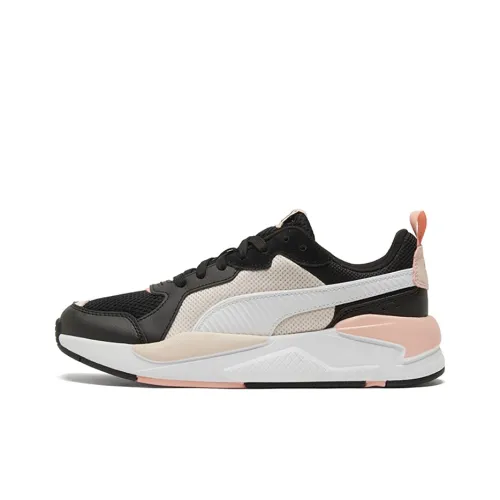 PUMA X-RAY Casual Shoes Unisex Low-Top Black/White/Pink