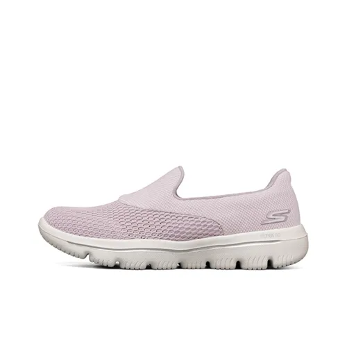 Skechers Go Walk Evolution Ultra Casual Shoes Women's Low-Top Pink/White