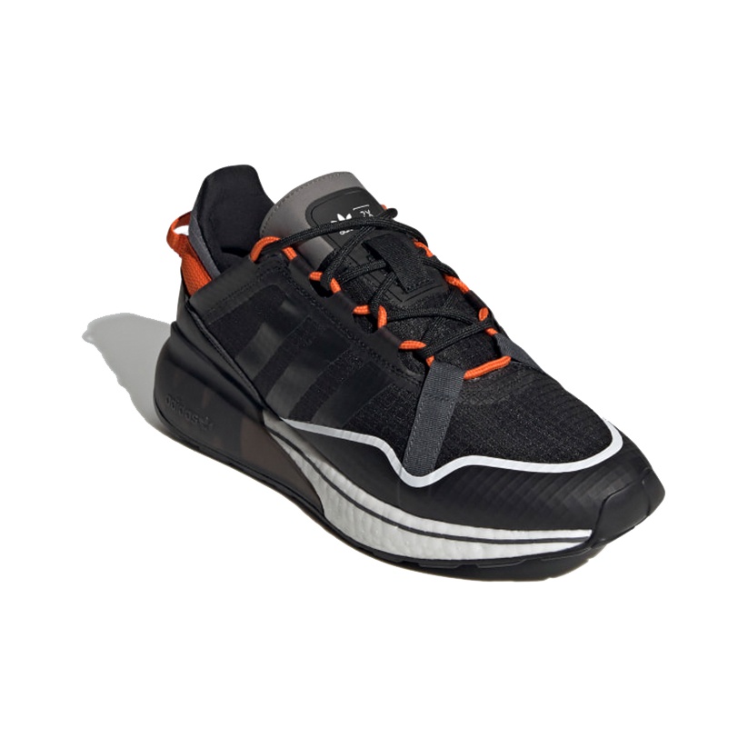 Adidas Originals 2K Boost Pure Black Orange US M 9 - POIZON