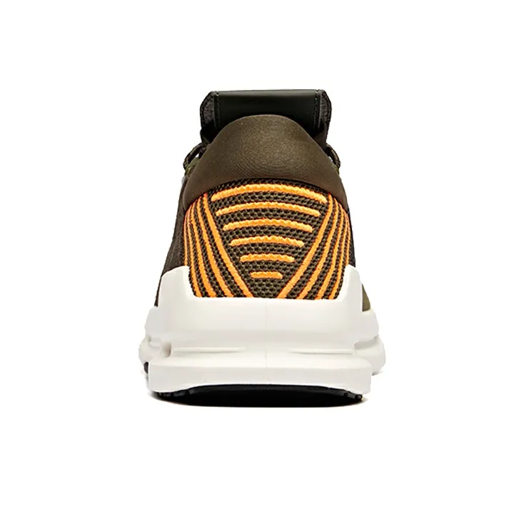 ANTA Casual Shoes Men Low Top Carbon Green Orange-3