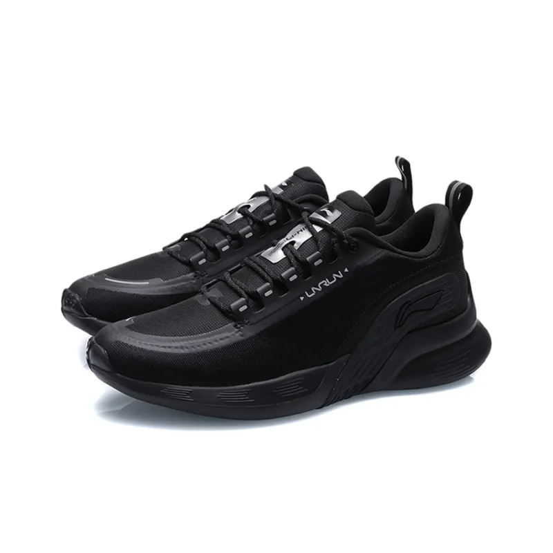 LiNing CFR Cushioning Anti Slip And Wear Resistant Low Top Sports Casual Shoes Men's Black-2