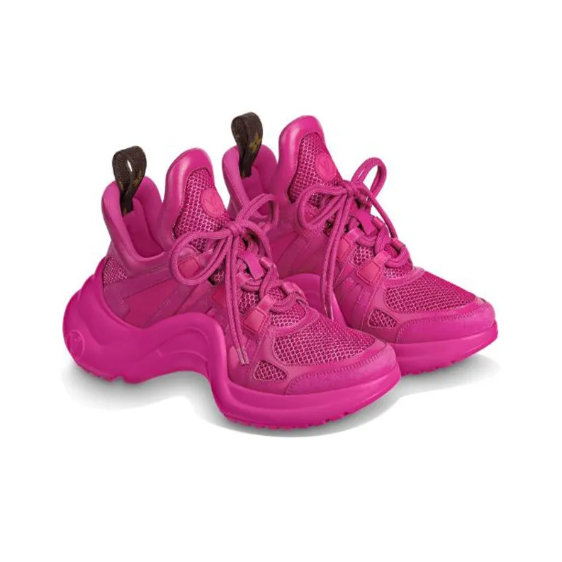 LOUIS VUITTON Arclight Trainer Rose Pop Women's-2