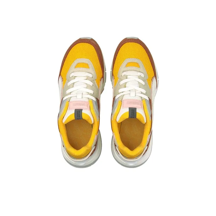 PUMA Mirage Sport Prm Low-Top Casual Shoes Women's Yellow-3