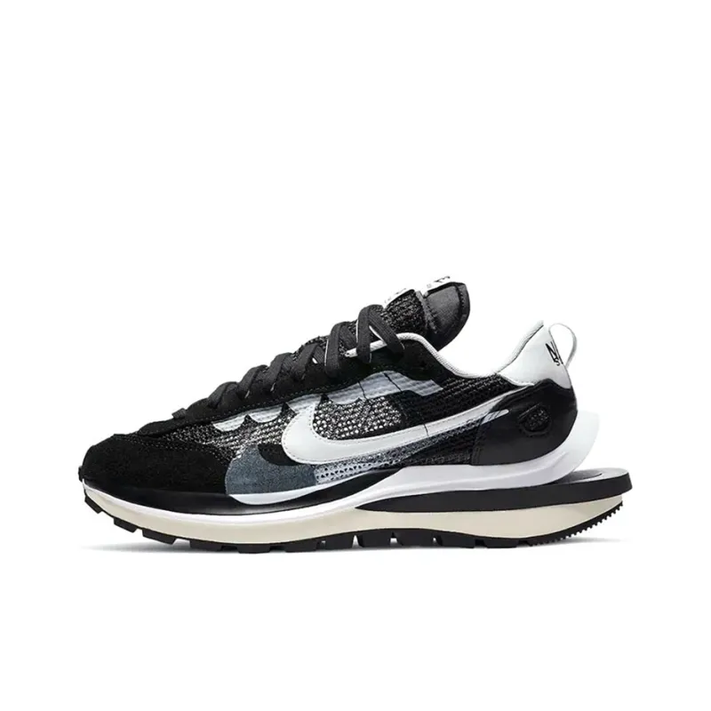 Nike Sacai X VaporWaffle 'Black White'-0