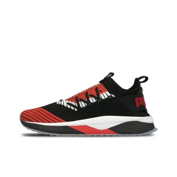 PUMA Tsugi Jun Cubism Black White Scarlet