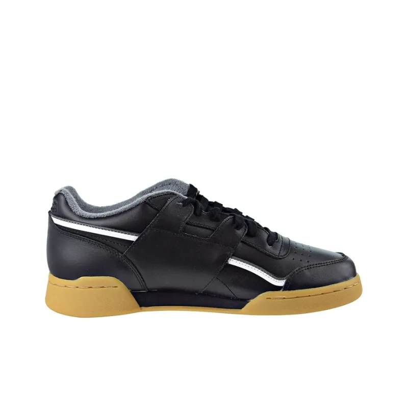 Reebok Workout Anti Slip Wear Resistant Low Top Casual Shoes Men's Black Brown-1
