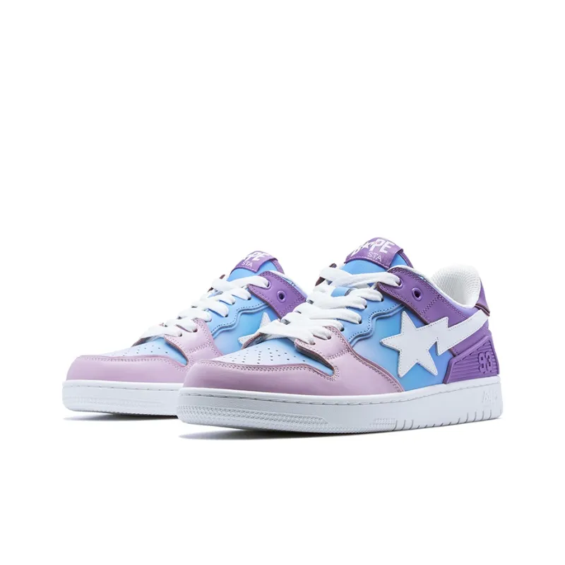 A BATHING APE® Bape SK8 Logo-patch Sneakers-4
