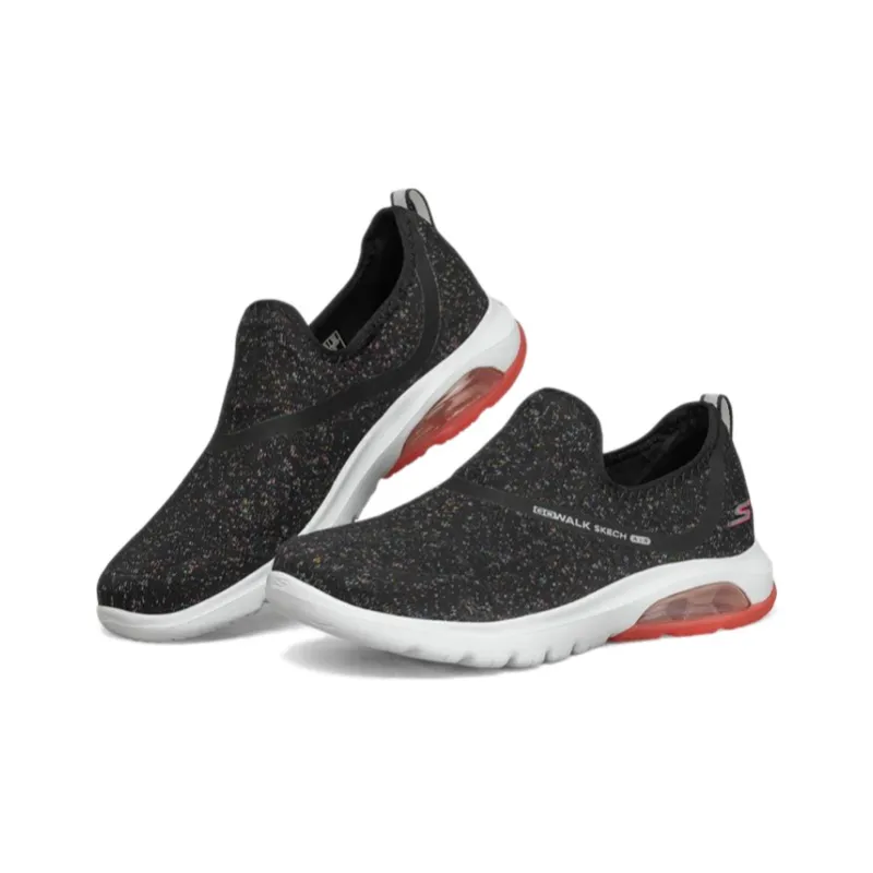 Skechers Go Walk Air Sneakers Black/White/Red Women's-2