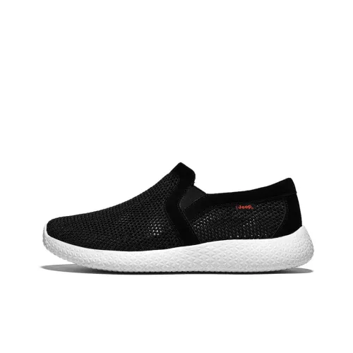 Jeep Casual Shoes Men Low-Top Black