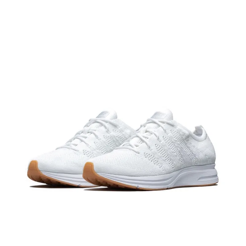 Nike Flyknit Trainer White Gum-1